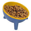 Raised Tilted Elevated Cat Food Bowl Pet Backflow Prevention Water Dish Feeding Bowl for Cats Small Dogs