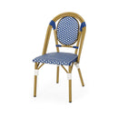 Outdoor Rattan And Aluminum French Bistro Chair Set