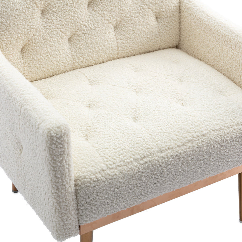 Walker Edison | Classic Modern Tufted Teddy Accent Chair