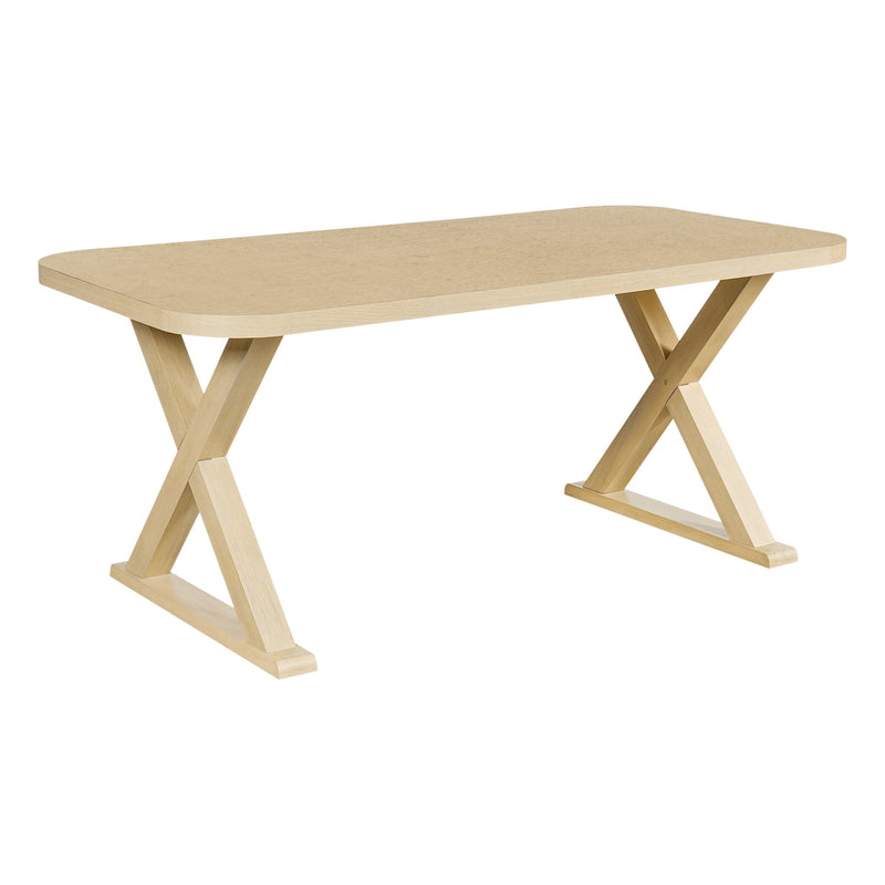 Natural Oak Veneer Dining Table, photo 7 of 10