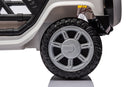 12V7A 30W*2 Four-Wheel Drive Seat One Button Start, Forward And Backward, High And Low Speed, Music, Front Light, Power Display, Two Doors Can Open, 2.4G R / C, Seat Belt Four Wheel Absorber by HouseOfZazla