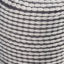 River - Handcrafted Cylindrical Pouf Water Resistant Fabric by Unique Piece Furniture