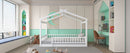 Bed House Bed Frame With Fence by HouseOfZazla