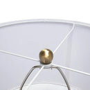 Geode-Inspired Gold Aluminum Table Lamp by HouseOfZazla