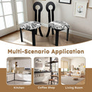 Key Design, Dining Chairs (Set of 2) - White / Black by HouseOfZazla