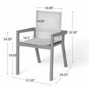 7 Pieces Acacia Wood Outdoor Dining Set by HouseOfZazla