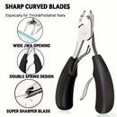 4-Piece Elderly-Friendly Toenail Clipper Set