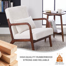Accent Chair With Pillow And Wood Frame by HouseOfZazla