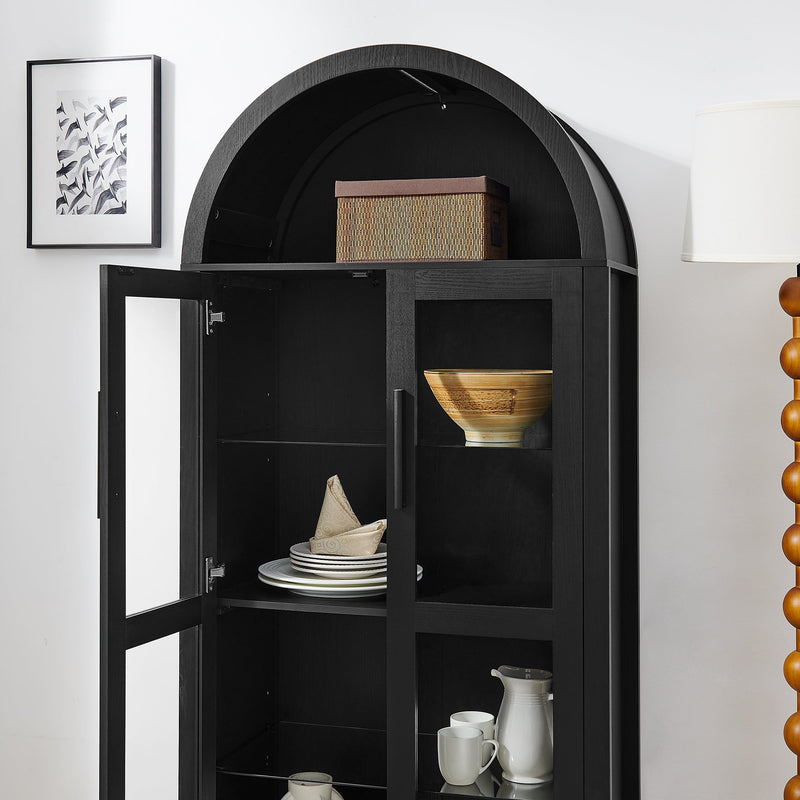 High Arched Storage Cabinet with LED Light, photo 4 of 8