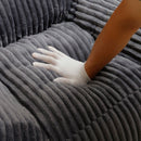 Giant Bean Bag Chair With Armrests And Footstool by HouseOfZazla