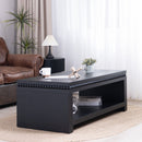Modern Coffee Table With Beaded Trim by HouseOfZazla
