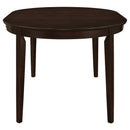 Gabriel - Oval 7 Piece Dining Set With Chairs - Cappuccino