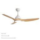 Bredoom Ceiling Fan With Remote Control And LED Light, Blades, Reversible DC Motor For Indoor / Outdoor Use by Unique Piece Furniture