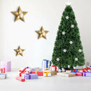 LED Optic Artificial Christmas Tree with Snowflakes by LJGDeals
