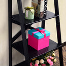 4-Tier Leaning Free Standing Ladder Shelf Bookcase