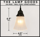 Modern Frost Square PENDANT Light by The Lamp Goods