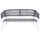 Walker Edison | Boho Rope 4-Piece Patio Chat Set