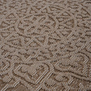 Guros - 6' X 9' Medallion Indoor / Outdoor Area Rug - Beige by HouseOfZazla