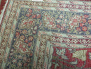 4' X 6' Antique Handmade Turkish Tree Of Life Oriental Wool Rug Birds Red