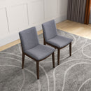 Laura - Mid-Century Modern Solid Wood Dining Chair (Set of 2) by HouseOfZazla