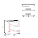 Utility Sink Cabinet 36" H, 2 Doors, 2 Shelves by HouseOfZazla