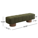 Upholstered Dining Bench For Dining Room by Unique Piece Furniture