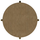 Benson - Round Table With Storage Shelf by HouseOfZazla