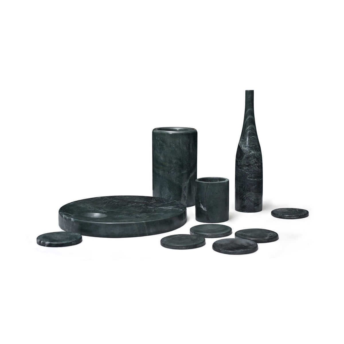10 Pieces Luxury Natural Marble Dining Room Accessories Set, photo 27 of 33