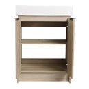 24 Inch Bathroom Vanity With Ceramic Basin (KD-Packing)