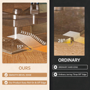 Tempered Glass Beveled Edge Chair Mat