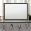 Escher - Mirror - Gray / Oak by HouseOfZazla