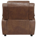 Worthington - Padded Arm Accent Chair - Dark Brown by HouseOfZazla