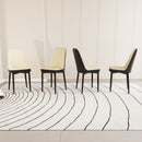 Modern Dining Chair With Cushions And Metal Legs by Unique Piece Furniture