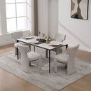 Armless Curved Back Accent Chairs by HouseOfZazla