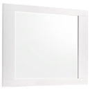 August - 6 Piece Queen Panel Bedroom Set With LED Lighting - White by HouseOfZazla