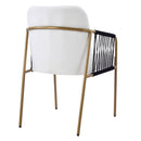 Modern Glam Upholstered Dining Chairs (Set of 2) by HouseOfZazla