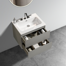 TIA 24" Wall Mount Space Grey Bathroom Vanity by HouseOfZazla