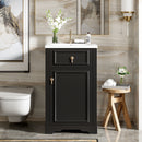 Elegant Bathroom Vanity With Ceramic Sink, Soft Close Door, Adjustable Shelf by Unique Piece Furniture