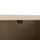 Sideboard Buffet Cabinet with 4 Doors and Adjustable Shelves