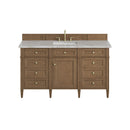 James Martin Brittany 60" Single Bathroom Vanity, Pecan