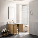 James Martin Laurent 30" Dual Mount Single Bathroom Vanity, Light Natural Oak