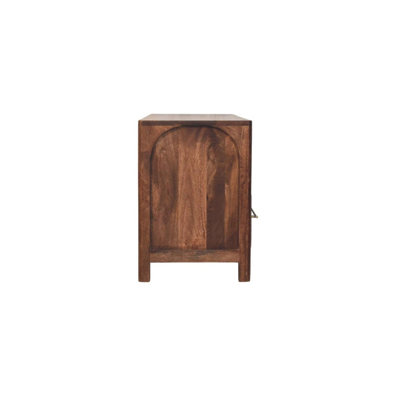 Solid Wood Arc-Line Media Console, photo 5 of 10