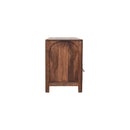 Solid Wood Arc-Line Media Console