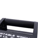 Reversible Electric Trailer Winch For Boats Up To 5000 Lbs With Galvanized Wire Rope And Casing - Black