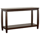 Rectangular Sofa Table With Double Shelf - Brown by HouseOfZazla