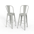 Fletcher - Handcrafted Metal Stool (Set of 2) by HouseOfZazla