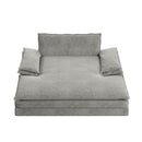Modern Oversized Double Chaise Lounge Chair