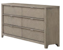 6 Drawer Dresser - Light Gray by HouseOfZazla