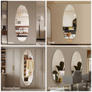Modern Oval Full Length Wall Mirror