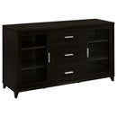 Nyler - 3 Drawer Rectangular TV Console - Cappuccino by HouseOfZazla